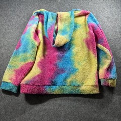 Mattel Barbie The Movie I Am Kenough Hoodie XXL Tie Dye Sherpa Fleece