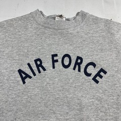 US Air Force Military Sweatshirt Gray Made USA Size S Vintage