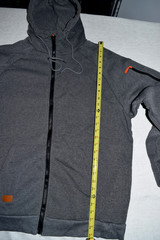 TACTICAL SWEATSHIRT MEN’S FULL ZIP HOODIE LONG SLEEVE JACKET W/ POCKET SZ XXL