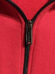 Southpole Hoodie Mens XXL Red Black Accent Sleeveless Full Zip Front Fleece Gym