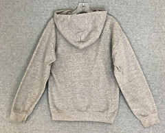 Georgetown University Logo Hoodie Sweatshirt Mens Small Gray Drawstring READ