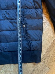 Polo Ralph Lauren Hoodie Mens Sz L Black Performance Puffer Front Full Zip Knit