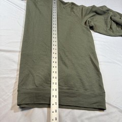 Monrow Mens Hoodie XXL Olive Green Rayon Blend Lightweight Soft Minimalist