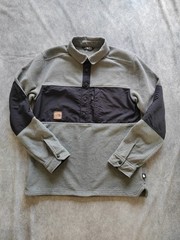 The North Face Men’s Walking Hiking Davenport Pullover Fleece Grey Size Medium