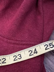 Izod Mens Pullover Casual Long Sleeve Sweatshirt Style Deep Red Shirt LOGO Sz XL