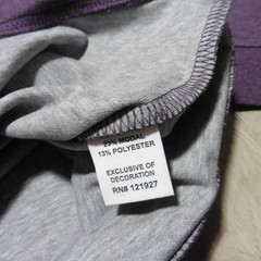 JOHNNIE-O Mens M MEDIUM SULLY PULLOVER 1/4 ZIP ROYAL PLUM PURPLE GOLF SWEATSHIRT