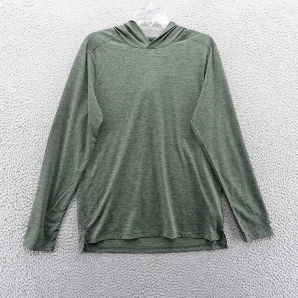 DSG Mens Movement Hoodie Green Long Sleeve Performance Shirt Small NEW