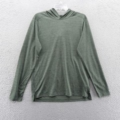 DSG Mens Movement Hoodie Green Long Sleeve Performance Shirt Small NEW