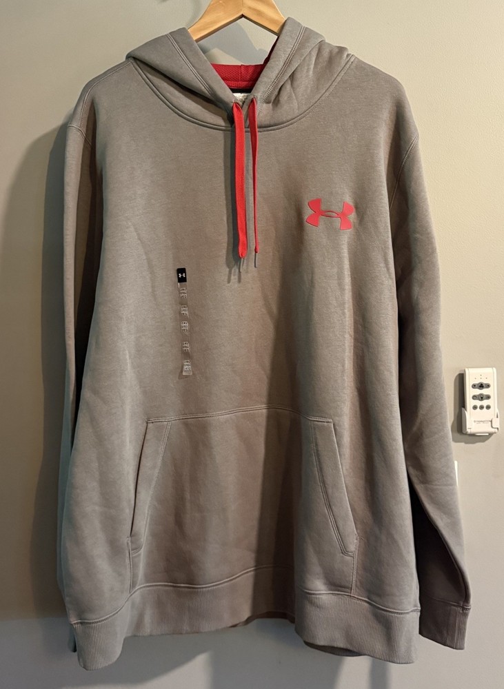 Under Armour Hoodie All Season Loose Sweatshirt Athletic Logo XXL New