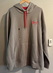 Under Armour Hoodie All Season Loose Sweatshirt Athletic Logo XXL New