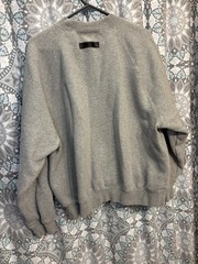 Fear of God Sweatshirt Men MEDIUM Essentials Dark Oatmeal 1997 Crewneck Pullover