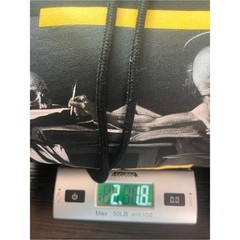 OFF-WHITE Caravaggio Painting Hoodie Mens Large Black Yellow Streetwear Hip Hop
