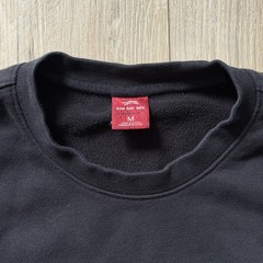 SUN DAY RED Black/Gray Icon Stitch Tiger Luar Logo Crewneck Sweatshirt Mens M