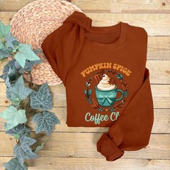 Pumpkin Spice Coffee Club Jumper | Autumn Sweatshirt | Pumpkin Spice Jumper