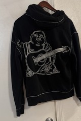 New True Religion Black Hoodie Sweatshirt Men S Small