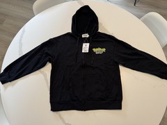 Pokemon Pokepark Kanto Japan Exclusive Black Zip-Up Hoodie Jacket US SELLER
