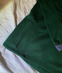 Vintage Deadstock Adidas Men’s XL Green/Grey Colorblock Crew Neck Sweatshirt