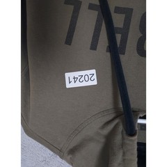 Barbell Hoodie Mens Medium Olive Green Hoodie Gym Workout Sweatshirt Drawstring