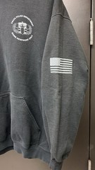 Omaha Police Department OPD Bomb Response Unit Hoodie Sweatshirt Black Mens Lage
