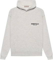 NEW Fear of God Essentials Light Oatmeal White Hoodie Size Large Authentic✅