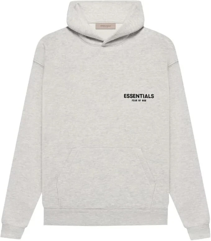 NEW Fear of God Essentials Light Oatmeal White Hoodie Size Small Authentic✅