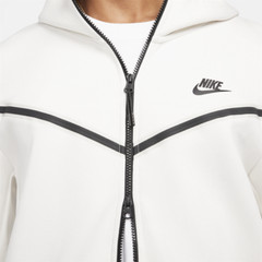 Nike Tech Fleece Windrunner Hoodie Phantom White Black CU4489-030 2XL-TALL 2XLT
