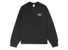 Stussy x Nike Wash Crew Sweatshirt Black Size XXS-XXL