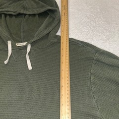 Marine Layer Hoodie Waffle Knit Sz XXL Olive Green Supima Cotton Modal Pullover