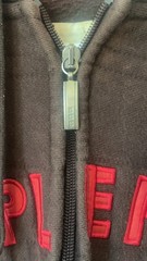 vintage hip-hop triple five soul hoodie Y2K Emo Skater Sweatshirt 555 Sz M Big