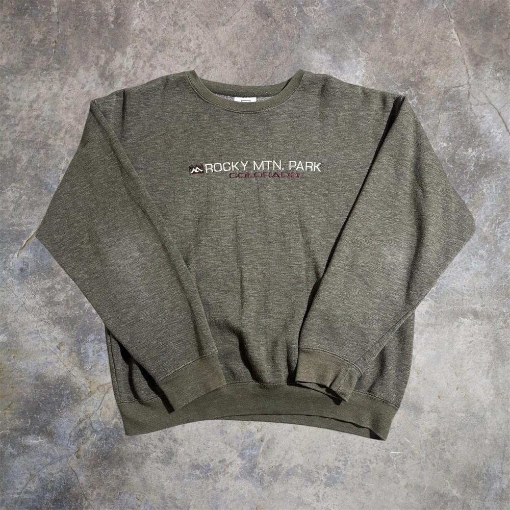 Vintage ROCKY MOUNTAIN PARK COLORADO Soft Sweatshirt Ragwear USA Size Medium