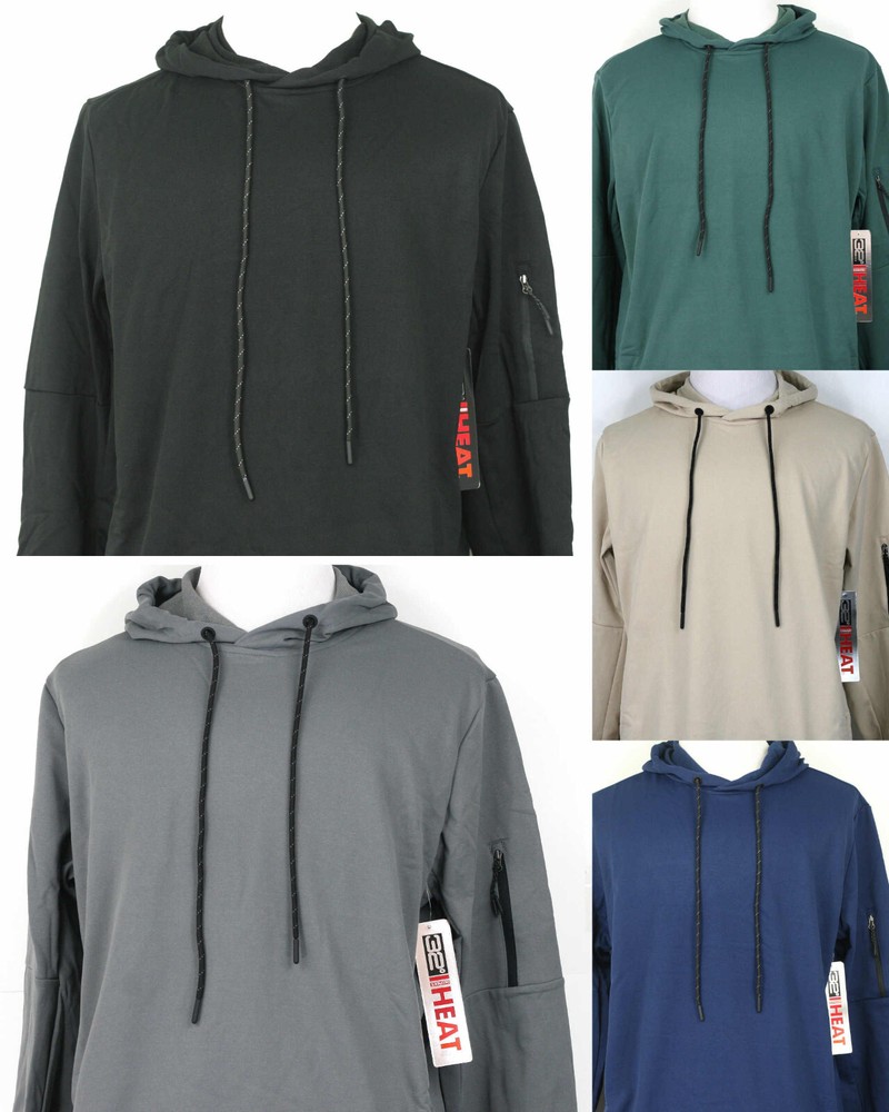 32 Degrees Heat Terry Hoodie Pullover Soft Stretch S,M,L,XL,XXL
