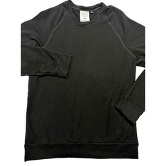 Navas Lab Raglan Sweatshirt Black Bamboo Rayon Cotton Canada Gorpcore Sz Med