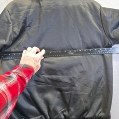 Unbranded Men’s Black Full Zip Soft Fleece Lined Hoodie with Pockets Size Medium