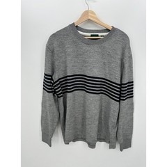 J.Crew Men Gray Long Sleeve Jersey Knit Shirt Size Medium Casual Basic Cotton
