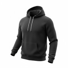 DIVIDED Men Black Pullover Hoodie SizeM PreOwned Drawstring hood Kangaroo pocket