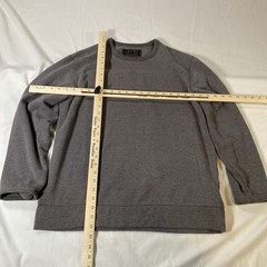 JACHS New York Men’s Grey Crew Neck Pullover Sweatshirt Size Medium
