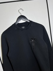 Rick Owens x Champion Embroidered Logo Black Bodysuit Sweatshirt Men’s Size M