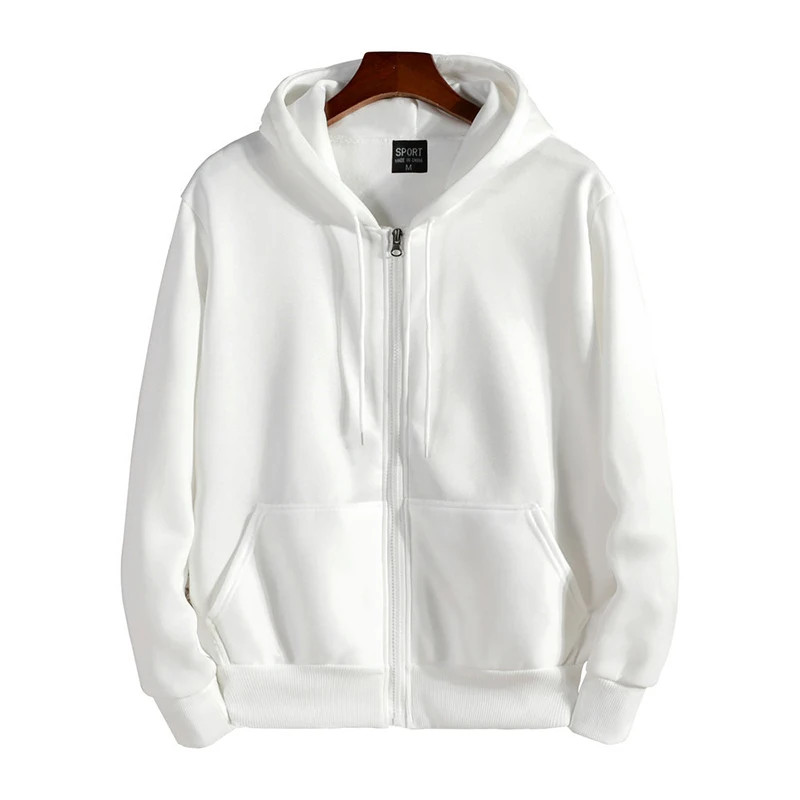 Zipper Hoodies Autumn Winter Men’s New Long Sleeve Hooded Sweatshirt Fashion.