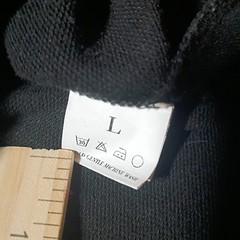 Solid Black Crew Neck Sweatshirt Size Large EUC Fast Shipping