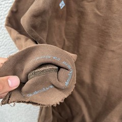 Vintage Quiksilver Hoodie Mens Large Brown Hooded Sweatshirt Y2K 90s USA Surf