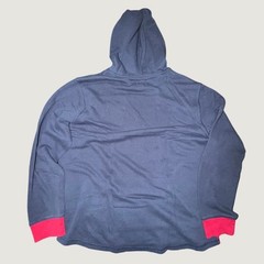Levis Mens Colorblock Hoodie Navy Blue Red White Logo Pullover Sweatshirt L