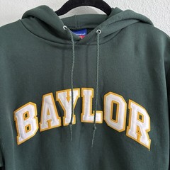 Baylor University Forest Green Pullover Champion Hoodie Classic Adult Size M