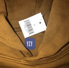 Yeezy YZY Gap Engineered by Balenciaga Double Layered Hoodie Brown Size S