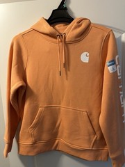 Carhartt Orange Peach Midweight Relaxed Fit Hoodie | Size: L | New With Tags
