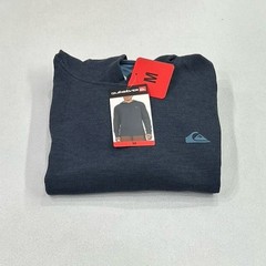 Quiksilver Men’s 4-Way Stretch Moisture Wicking Hoodie, Blue, Size M