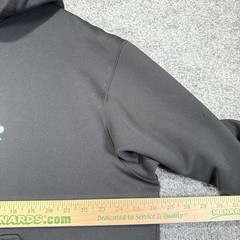 Under Armour Force Barbell Hoodie Mens XL Black Loose Fit Gym Logo Sweatshirt