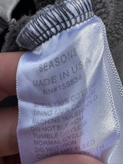 Kanye Yeezy Season 6 Full Zip Black Heavyweight Distressed Hoodie Jacket XL