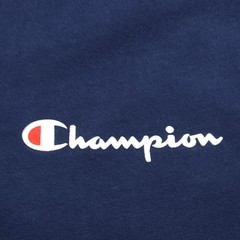 Champion Mens Hoodie Medium Navy Blue Light Jersey Pullover Gym Athletic Workout
