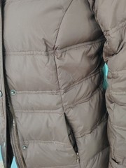 $5 SALE Lands’ End Women’s Brown Puffer Zip Up Jacket Winter Size: Small (6-8)