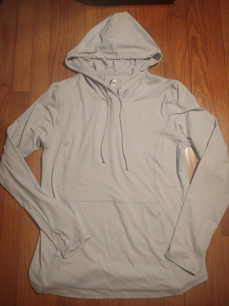 RBX Men’s Grey Lightweight Hoodie (Polyester, Spandex). Size L